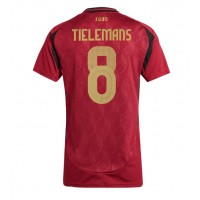 Belgicko Youri Tielemans #8 Domáci Ženy futbalový dres ME 2024 Krátky Rukáv